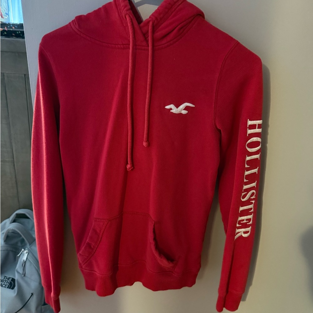 Red Hollister hoodie